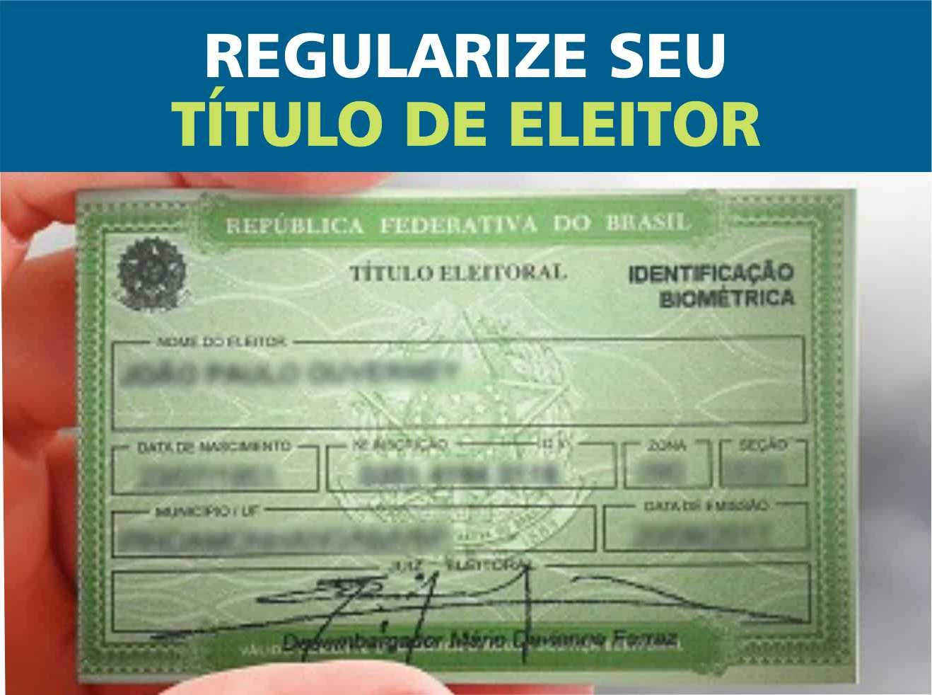 Prazo para regularizar o título eleitoral termina na quarta-feira (08/05)