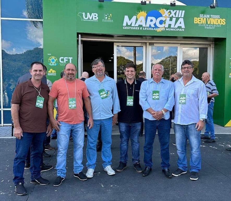 Vereadores representam Alfredo Chaves em evento dos Legislativos Municipais em Brasília